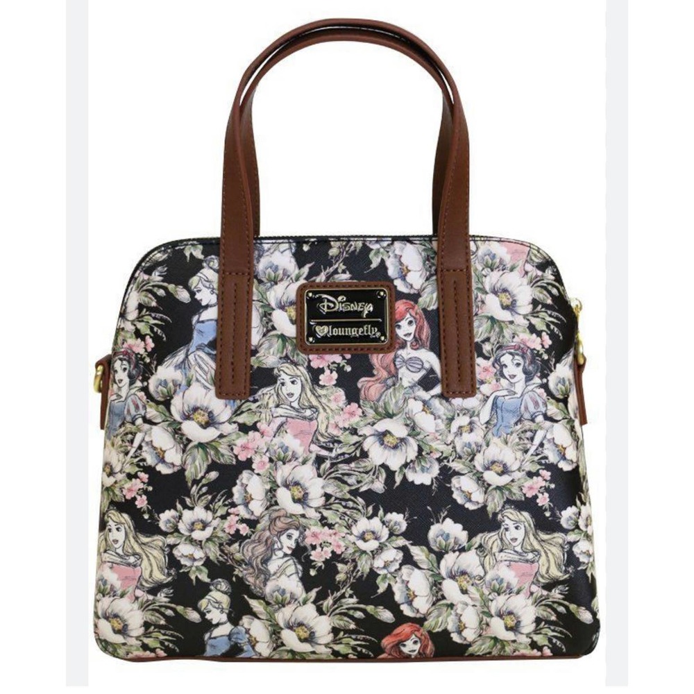 Disney Loungefly Disney Princess Floral Purse Handle Bag